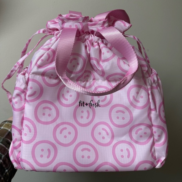 Fit + Fresh Handbags - Fit + Fresh Pink Smiley Women's Backpack